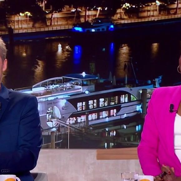 Damien Thévenot présente "Télématin" avec Johanna  Ghiglia en l'absence de Maya Lauqué.