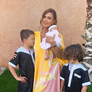Vitaa en famille avec ses 3 enfants, Liham, Adam et Noa, nés de son couple avec Hicham Bendaoud Instagram