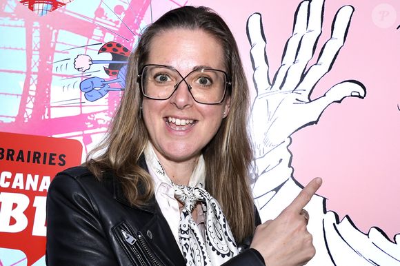 Exclusif - Charline Vanhoenacker - 3ème prix Gotlib recompensant la BD Humoristique créé par Ariane Gotlieb en 2023 à Paris. Le 12 avril 2025.
© Cedric Perrin / Bestimage