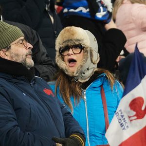 Helena Noguerra en tribunes lors du lancement du Tournoi des Six Nations opposant la France au Pays de Galles (43-0), au Stade de France, à Saint-Denis, Seine Saint-Denis, France, le 31 janvier 2025.

© Cyril Moreau/Bestimage