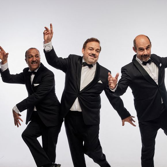 Rendez-vous avec Les Inconnus (Didier Bourdon, Bernard Campan et Pascal Légitimus) en studio à Paris, le 4 octobre 2022.

© Cyril Moreau / Bestimage