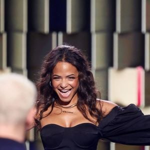 Exclusif  M. Pokora (Matt Pokora) et sa femme Christina Milian - Surprises - Enregistrement de l'émission "La boîte à secrets N°17", présentée par F.Bollaert et diffusée le 19 janvier 2024 sur France 3
© Christophe Clovis / Bestimage