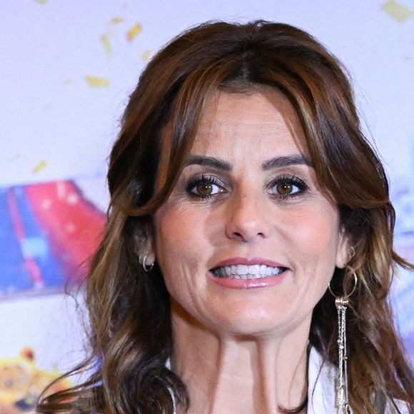 Faustine Bollaert lors de l'avant-première du Super Grand Prix au cinéma Grand Rex à Paris, France, le 28 septembre 2025. Photo par Aurore Marechal/ABACAPRESS.COM