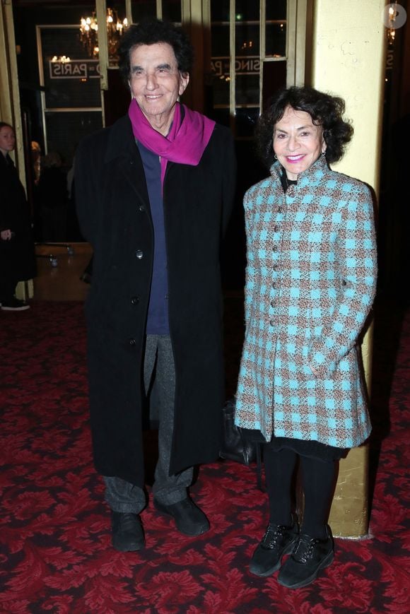 Exclusif - Jack Lang et sa femme Monique Lang au spectacle "Laurent Gerra se met à table !" à Paris, le 27 Novembre 2024. 

Photo : Bertrand Rindoff / Bestimage