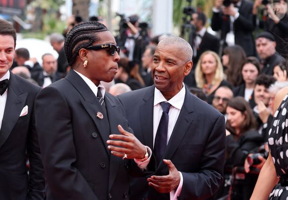 ASAP Rocky, Denzel Washington - Montée des marches du film « Highest 2 Lowest » lors du 78ème Festival International du Film de Cannes, au Palais des Festivals à Cannes. Le 19 mai 2025
© Jacovides-Moreau / Bestimage