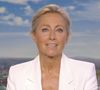 Elle a été chaleureusement saluée par ses équipes et a remercié ses proches, tout en soulignant l’importance du travail bien fait et des instants de légèreté. 

Dernier J.T de Anne-Sophie Lapix sur France 2 le 26 Avril 2025.
© Capture d'ecran France TV via Bestimage
