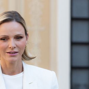 Le prince Albert II de Monaco et la princesse Charlène de Monaco ont accueilli au Palais princier les ambassadeurs et représentants permanents des 46 États membres de l'organisation du Conseil de l'Europe, Monaco le 2 septembre 2026. © Olivier Huitel/Pool Monaco/Bestimage
