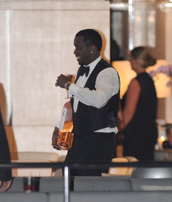 P.Diddy participe à la P.diddy Yacht Party lors du 65ème Festival de Cannes à Cannes, France. 2012 (Backgrid UK/ Bestimage).