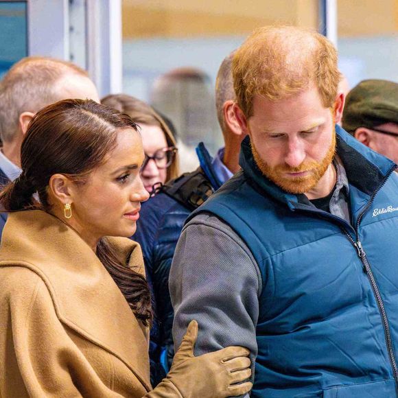 Le prince Harry, duc de Sussex, et Meghan Markle, duchesse de Sussex, assistent à la dernière journée de l'événement One Year to Go avant les Invictus Games Vancouver Whistler 2025 le 8 février 2025. Photo by Mischa Schoemaker/ABACAPRESS.COM