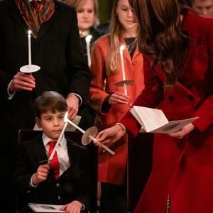 La famille royale d'Angleterre assiste à la messe "Together At Christmas Carol" à l'abbaye de Westminster à Londres, Royaume-Uni le 6 Décembre, 2024