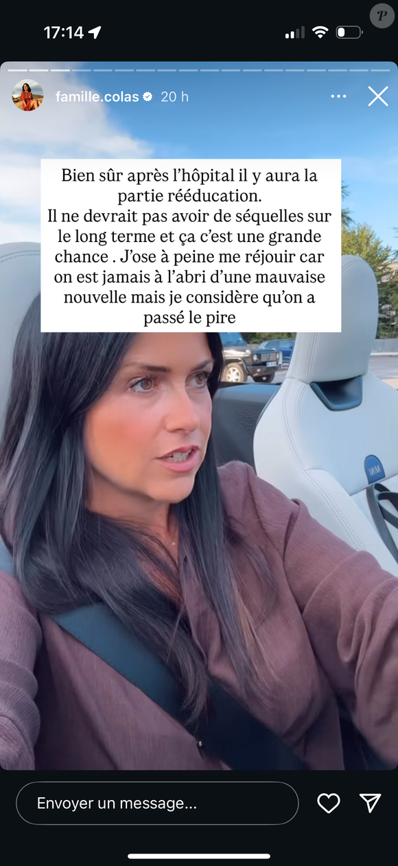 Delphine Colas (Familles nombreuses, la vie en XXL) donne des nouvelles de son mari Olivier, dimanche 7 septembre 2025 sur Instagram.