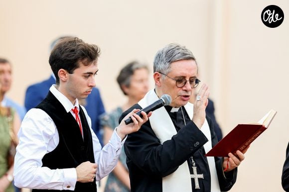 Célébration de la fête de la Saint Jean sur la Place du Palais princier de Monaco, le 23 juin 2026. La Saint Jean est à l'origine une fête païenne puis chrétienne. Pour les païens, c'était une fête qui célébrait les moissons. Une fois christianisée, cette fête est devenue celle du solstice d'été et donc la fête de la lumière. © Claudia Albuquerque/Bestimage