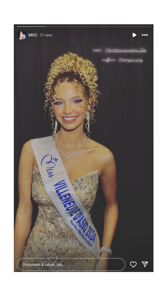 Sabah Aib, Miss Nord-pas-de-Calais 2024