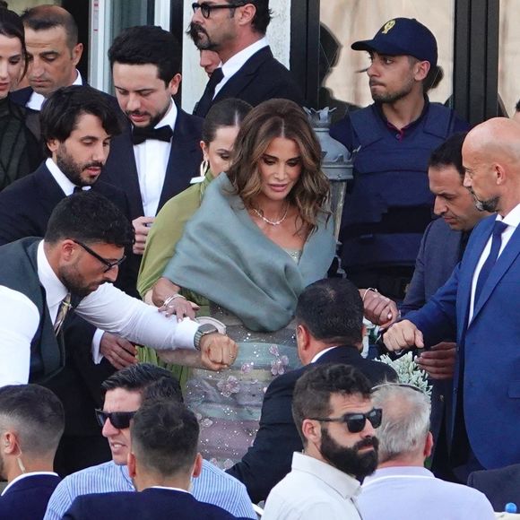 Rania de Jordanie lors du mariage de Jeff Bezos et Lauren Sanchez à Venise le 27 juin 2025. Backgrid UK / Bestimage