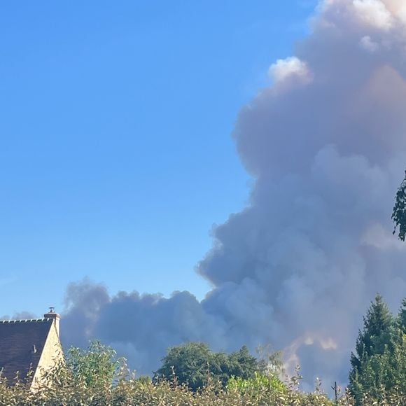 Alors qu'un important incendie ravage la région, la famille assiste à la scène depuis son jardin.

Capture du compte Instagram de Laetitia Bertignac.

© Instagram / Laetitia Bertignac