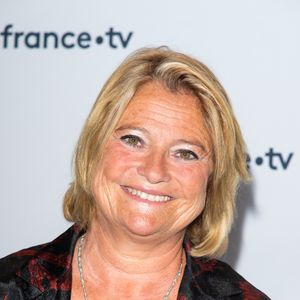 Marina Carrère d'Encausse lors du photocall dans le cadre de la conférence de presse de France Télévisions au Pavillon Gabriel à Paris, France, le 24 août 2021. Pierre Perusseau/Bestimage