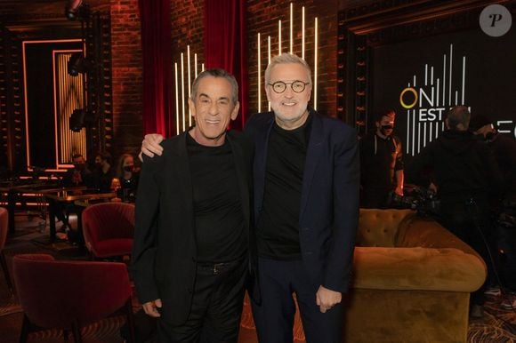 Exclusif - Thierry Ardisson, Laurent Ruquier - Backstage de l'enregistrement de l'émission "On Est En Direct" (OEED), présentée par L.Ruquier, diffusée sur France 2 le 6 mars
© Jack Tribeca / Bestimage
