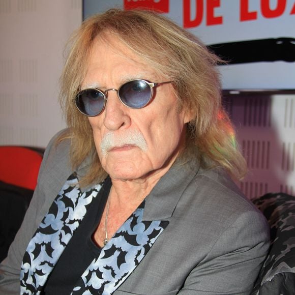 Exclusif - Le chanteur Christophe (Daniel Bevilacqua) - People lors de l'enregistrement de l'émission "Le Show de Luxe" sur la Radio Voltage à Paris. Le 19 juin 2019
© Philippe Baldini / Bestimage