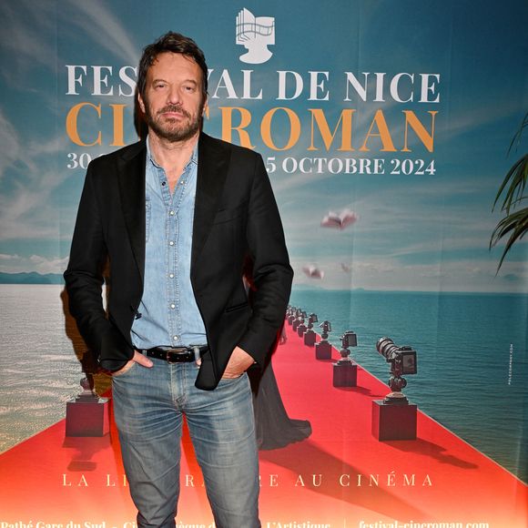Samuel Le Bihan pour le film "Seul" durant la 6ème édition du festival Cinéroman dédié aux adaptations cinématographiques de roman à Nice le 3 octobre 2024, au cinéma Pathé Gare du Sud. © Bebert / Jacovides / Bestimage