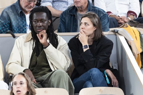 Mory Sacko en tribunes lors des Internationaux de France de Tennis de Roland Garros 2025, à Paris, France, le 6 juin 2025. © Jacovides-Moreau/Bestimage