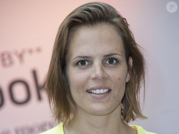 No Tabloïds - Laure Manaudou (ambassadrice de Reebok) participe à l'évènement "Unexpected Fitness" au centre commercial "So Ouest" en partenariat avec Reebok à Levallois-Perret, le 23 avril 2015.