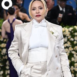 Madonna au 2025 Costume Institute Benefit Gala - aka The Met Gala - célébrant l'ouverture de l'exposition "Superfine : Tailoring Black Style" qui s'est tenue le 5 mai 2025 au Metropolitan Museum of Art à New York.