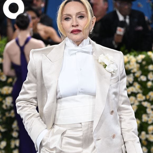Madonna au 2025 Costume Institute Benefit Gala - aka The Met Gala - célébrant l'ouverture de l'exposition "Superfine : Tailoring Black Style" qui s'est tenue le 5 mai 2025 au Metropolitan Museum of Art à New York.