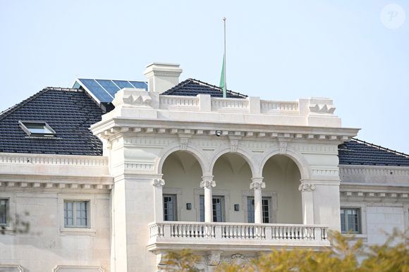 Illustrations du palais Mendonça à Lisbonne ou est décédé le prince Karim Aga Khan IV (Karim Al-Hussaini) et qui est aussi le siège de l'imamat ismaélien qui accueille aussi les bureaux de l'Aga Khan, chef spirituel de cette communauté. Une cérémonie pour ses funérailles aura lieu samedi en présence d'une centaine d'invités. Photo de Bestimage