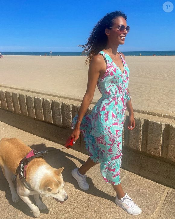 Isabelle Pibouleau, sur une photo publiée sur son compte Instagram le 19 août 2024.
