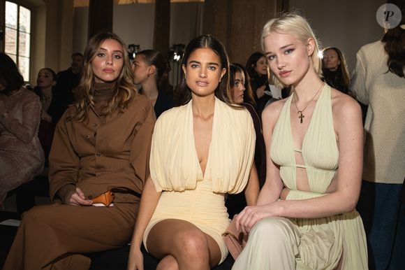 Vittoria de Savoie ;Martina Ferragamo;Lara Cosima - Front Row du défilé Philosophy By Lorenzo Serafini collection automne/hiver 2024-2025 lors de la fashion week de Milan, le 23 février 2024. SGP / BESTIMAGE