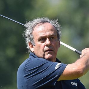 Michel Platini lors d'un tournoi de golf caritatif Vialli and Mauro Golf Cup au Royal Park i Roveri, à Turin, en Italie, le 2 septembre 2019. 
Photo par Alessandro Di Marco/Ansa/ABACAPRESS.COM