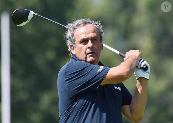 Michel Platini lors d'un tournoi de golf caritatif Vialli and Mauro Golf Cup au Royal Park i Roveri, à Turin, en Italie, le 2 septembre 2019. 
Photo par Alessandro Di Marco/Ansa/ABACAPRESS.COM