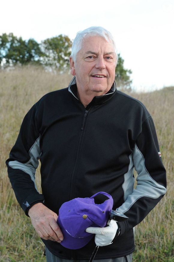 Charles Biétry joue au golf lors du tournoi Novotel Celebrity au Golf National de Guyancourt près de Paris, France, le 16 octobre 2010. Photo par Giancarlo Gorassini/ABACAPRESS.COM