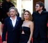 Sa particularité ? Elle est entièrement faite en cuir. 
Hafsia Herzi, Benoît Magimel, Léa Mysius, Bastien Bouillon, Monica Bellucci - Montée des marches du film " Histoires de la nuit " lors du 79ème Festival International du Film de Cannes, le 21 mai 2026. © Olivier Borde / Bestimage