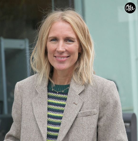 Exclusif - Agathe Lecaron arrive dans les studios de Radio France à Paris le 13 septembre 2022. © Panoramic / Bestimage