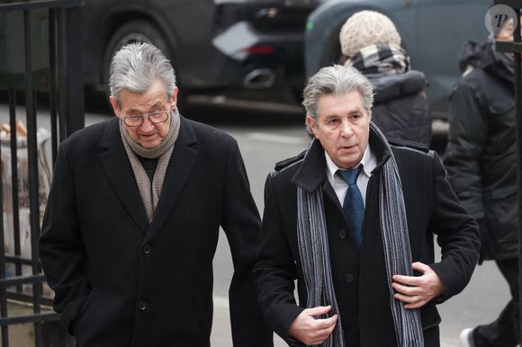 Michel Roth assistant à la cérémonie d'enterrement de Jean-Luc Petitrenaud à l'église Saint-Pierre du Gros Caillou dans le 7e arrondissement de Paris, France, le 17 janvier 2025. Jean-Luc Petitrenaud, critique gastronomique et personnalité de la télévision française, est décédé le 10 janvier à l'âge de 74 ans. Photo par Nasser Berzane/ABACAPRESS.COM