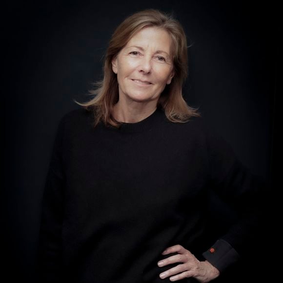 Exclusif -  Claire Chazal dans le « 15h-16h30 » présenté par CS. Cohen et diffusé en direct sur Radio J, à Paris, France, le 28 mars 2024. © Jack Tribeca / Bestimage