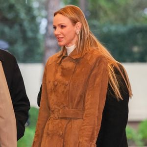 Le prince Albert II de Monaco, La princesse Charlène de Monaco, La princesse Stéphanie de Monaco, Camille Gottlieb lors du spectacle Monaco sous les Etoiles, sous le chapiteau de Fontvieille à Monaco, le 22 décembre 2025. 
© Claudia Albuquerque / Bestimage