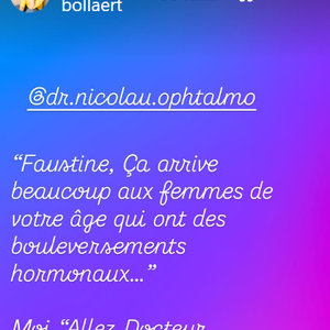 Faustine Bollaert sur Instagram