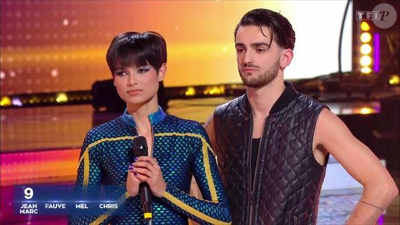 Il partage l'aventure avec Eve Gilles
Nino Mosa et Eve Gilles lors de leur premier prime de "Danse avec les stars", le 14 février 2025, sur TF1