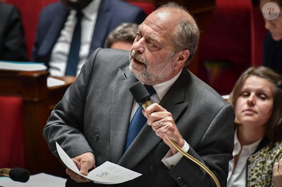 Le ministre français de la Justice Eric Dupond-Moretti s'exprime lors d'une séance de questions au gouvernement à l'Assemblée nationale à Paris le 4 juin 2024. Photo by Firas Abdullah/ABACAPRESS.COM