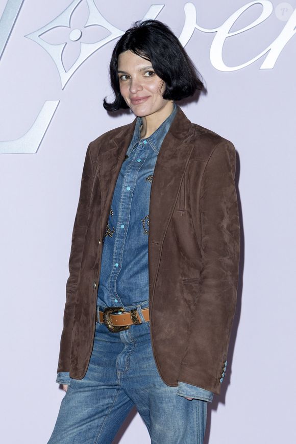 Alisa Volskaya - Photocall pour le défilé Louis Vuitton prêt à porter hommes Automne / hiver  2025 - 2026 lors de la fashion week à Paris le 21 2025. © Olivier Borde /Bestimage