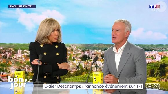 Marie-Sophie Lacarrau dévoile les coulisses de la révélation de Didier Deschamps, dans "Bonjour", le 8 janvier 2025, sur TF1