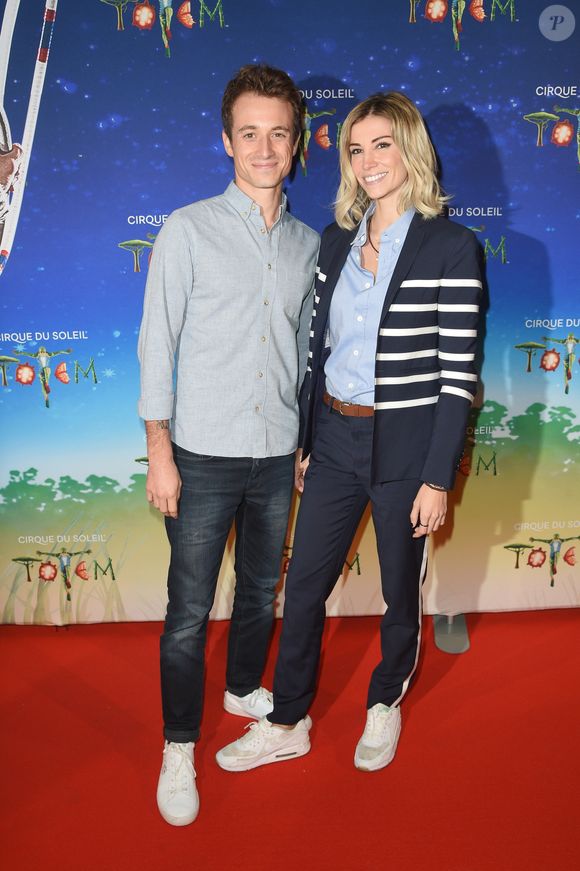 Première sortie officielle pour Hugo Clément et sa compagne Alexandra Rosenfeld (Miss France 2006) - Première du spectacle "Totem" du Cirque du Soleil au parc de Bagatelle à Paris, France, le 30 octobre 2018. © Coadic Guirec/Bestimage