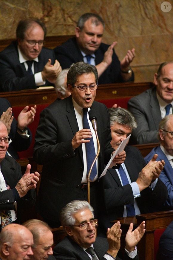 Georges Fenech lors d'une séance de Questions au Gouvernement à l'Assemblée nationale française à Paris, France, le 22 novembre 2016. Photo by Yann Korbi/ABACAPRESS.COM