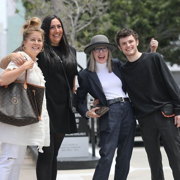 Exclusif - Diane Keaton avec son fils Duke sur Rodeo Drive à Los Angeles, le 28 juillet 2022.
Backgrid USA / Bestimage