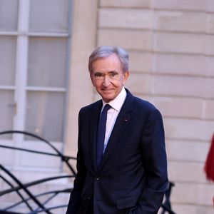 Bernard Arnault arrivant au dîner d'état au palais de l'Elysée à Paris en l'honneur de la visite du roi et de la reine de Belgique en France le 14 octobre 2024.

© Dominique Jacovides / Bestimage