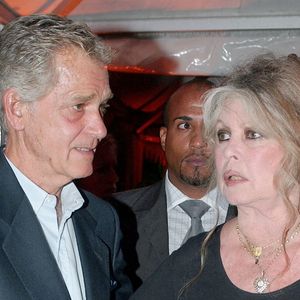 Brigitte Bardot et son mari Bernard D'Ormale lors de la cérémonie de clôture du 6ème Festival de la fiction TV à Saint-Tropez le 18 septembre 2004. Photo de Giancarlo Gorassini/Abaca