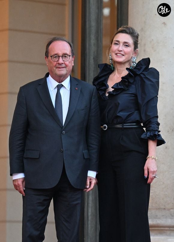 François Hollande et Julie Gayet - Dîner d'état de l'Elysée pour le président sud-coréen Lee Jae Myung le 8 septembre 2026 © Christian Liewig/Bestimage