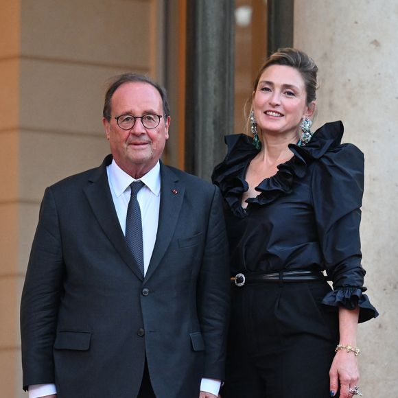 François Hollande et Julie Gayet - Dîner d'état de l'Elysée pour le président sud-coréen Lee Jae Myung le 8 septembre 2026 © Christian Liewig/Bestimage
